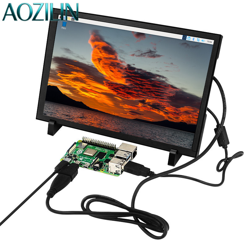 Raspberry Pi 10.1 Inch Capacitive Touch Screen Ips - AOZILIN 5/7/10,1 inch IPS HDMI-scherm met