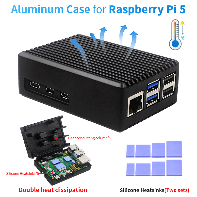 Raspberry Pi 5-behuizing van a - Argon One V3 M.2 Nvme Case recensie en prijs