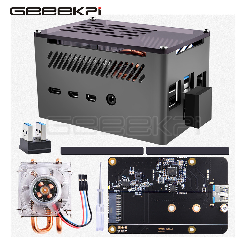 Geeekpi Aluminium Brick Case Z - Argon One V3 M.2 Nvme Case recensie en prijs