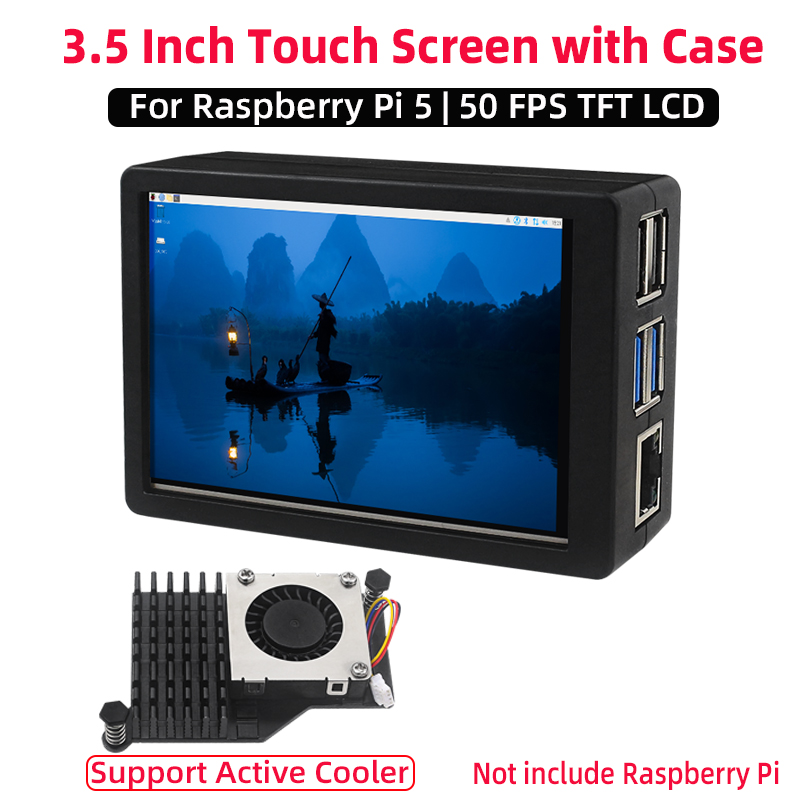 3,5 inch touchscreen 50 Hz FPS - Argon One V3 M.2 Nvme Case recensie en prijs